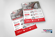 Bicycle Rental Company Flyer, a Flyer Template by PSDPixel (Thumbnail 3 of 5)