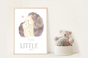MOTHER AND BABY. Woodland animal, an Animal Illustration by OlliArtDesign (Thumbnail 6 of 14)