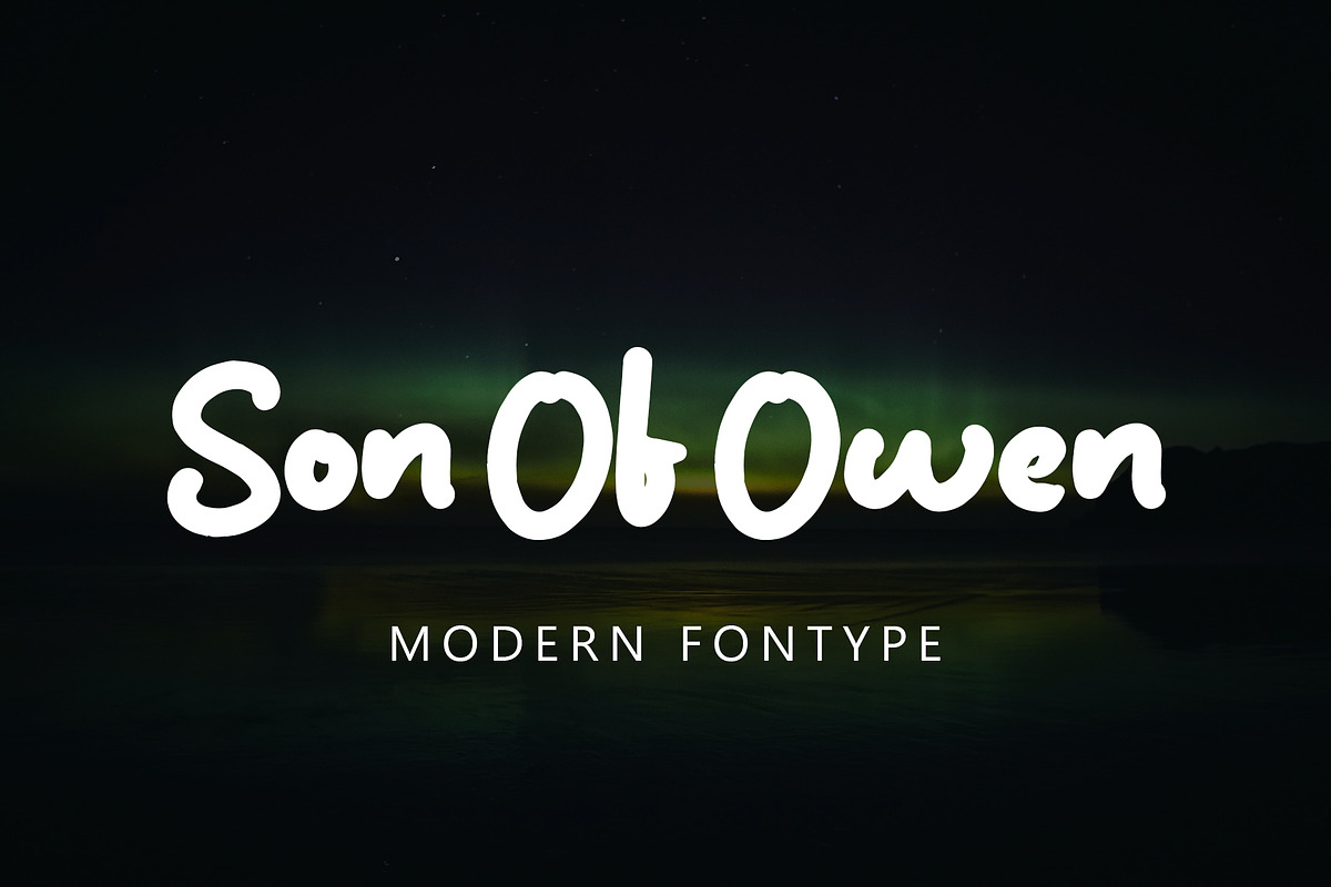Son Of Owen, a Handwritten Font by HaKi Studio (Photo 1 of 5)
