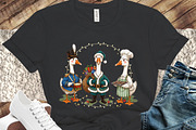 Vintage Christmas Goose Png, an Illustration by designcity5 (Thumbnail 4 of 8)
