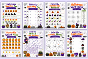 Halloween Fun Activity Book Kdp, a Stationery Template by Mustafiz (Thumbnail 4 of 5)