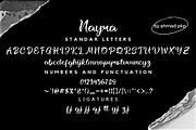 Nayra Font - Modern Script, a Script Font by Ahmad Pkp Studio (Thumbnail 6 of 7)
