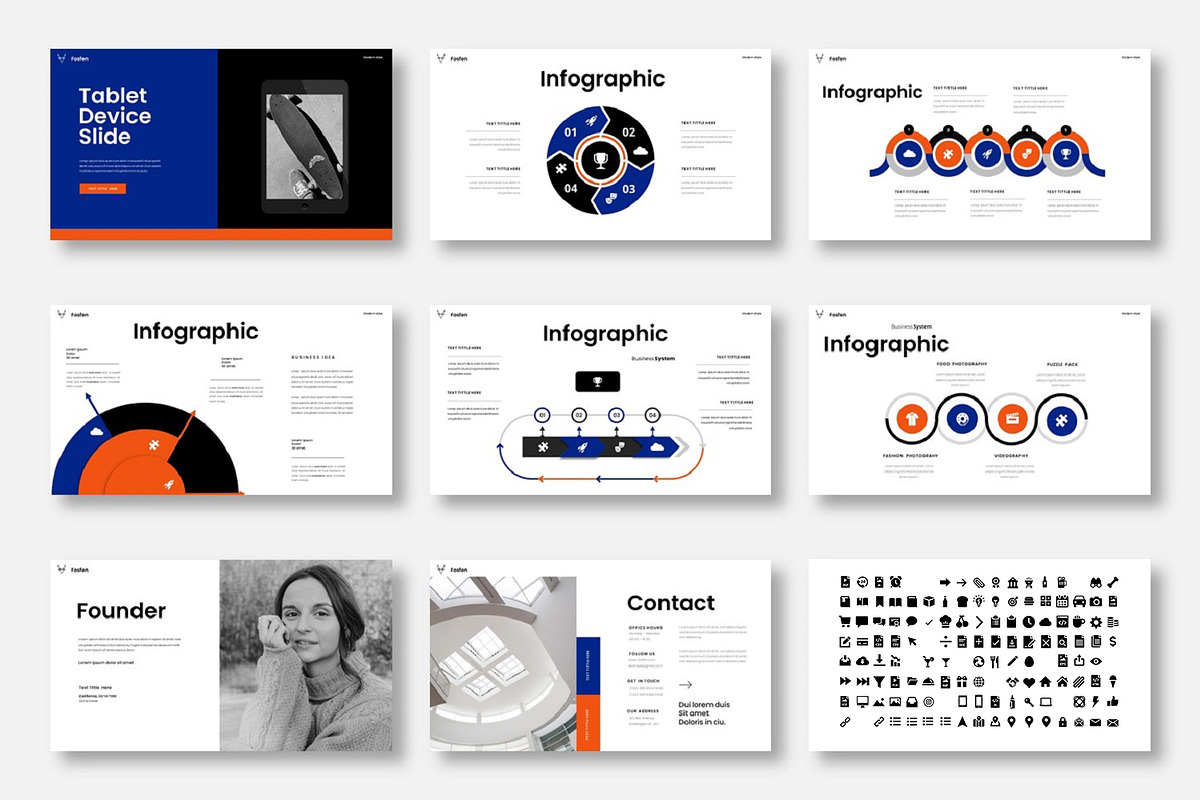 Fosfen – Business PowerPoint, a Presentation Template by Dens Creative Studio (Photo 5 of 6)