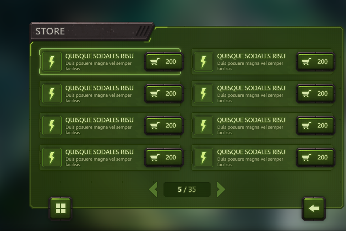 Machine Mobile UI, a Graphic by EvilSystem (Photo 9 of 13)