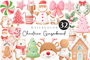 Christmas gingerbread png clip art, an Illustration by CreationArt (Thumbnail 1 of 5)