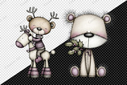 Whimsical Christmas Teddy Bear Clipa, an Illustration by Creative Art (Thumbnail 10 of 11)