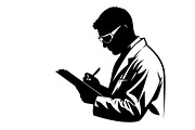 This Scientist Lab Silhouettes, an Illustration by Amazin_art (Thumbnail 20 of 31)