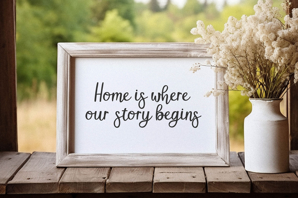 Summer Cottage Farmhouse Font, a Script Font by BarcelonaShop (Photo 14 of 22)