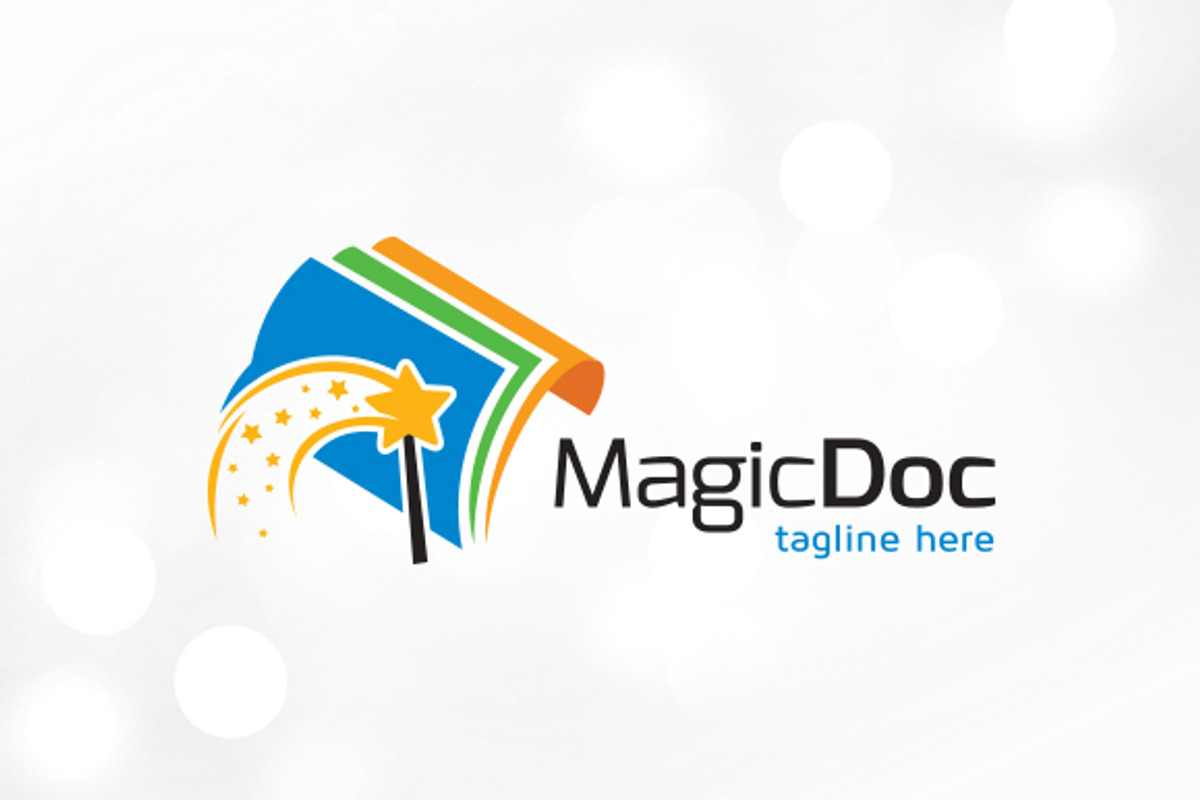 Magic Document Logo Template Design, a Branding & Logo Template by ...