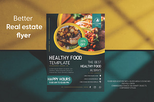 Best healthy food template, a Flyer Template by Workhu