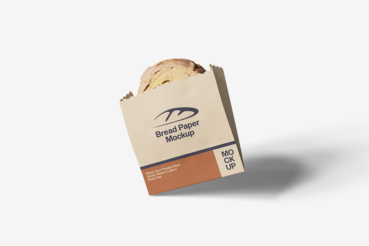 Bread Paper Mockup, a Product Mockup by MrLetters (Photo 3 of 5)