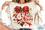 Merry Christmas Santa Bow PNG, a Seasonal Illustration by Daily.Designs (Thumbnail 2 of 5)
