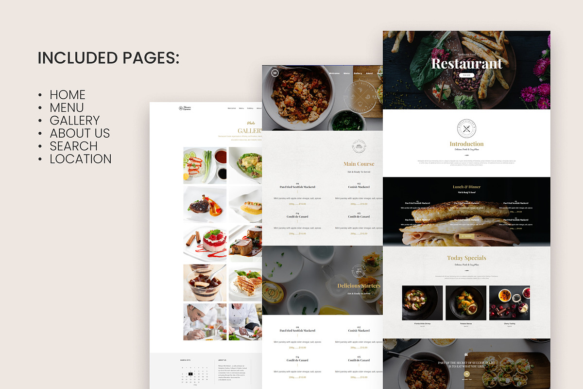 Restaurant & Café WordPress Theme, a WordPress Template by Pixflow (Photo 3 of 11)