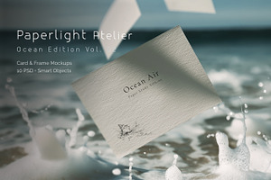 Ocean Card Mockups – Paperlight 02.