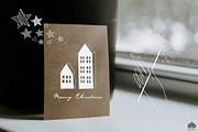 Christmas line drawing set + stamps, an Illustration by Skliarova (Thumbnail 3 of 8)