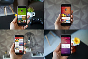 20 iPhone & Macbook Mockups, an iPhone Mockup by UI Chest (Thumbnail 2 of 9)