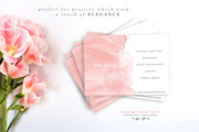 Blush and Navy Abstract Watercolor, a Texture Illustration by Essem Creatives (Thumbnail 3 of 5)