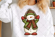 Whimsical Snowman PNG, an Illustration by Craft Nest (Thumbnail 4 of 6)