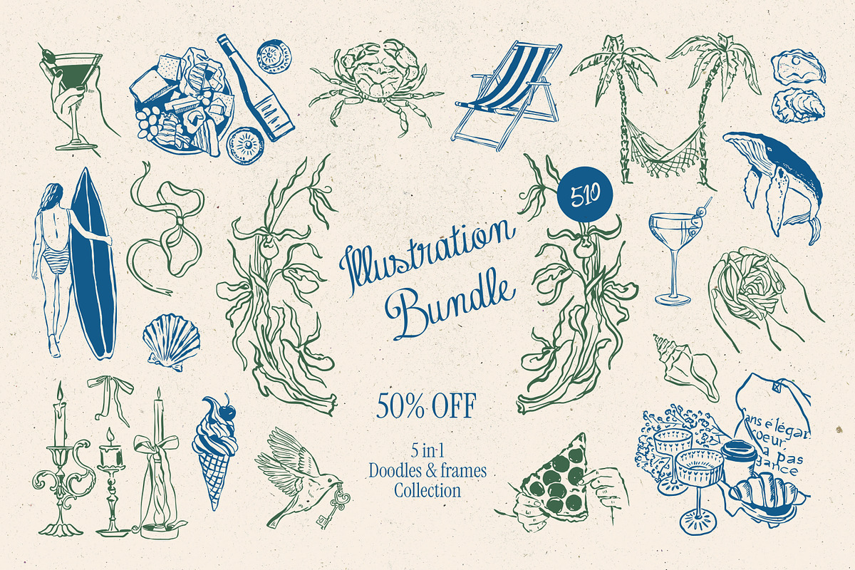 Illustration Bundle, an Object Graphic by DesignThatMatters (Photo 1 of 23)