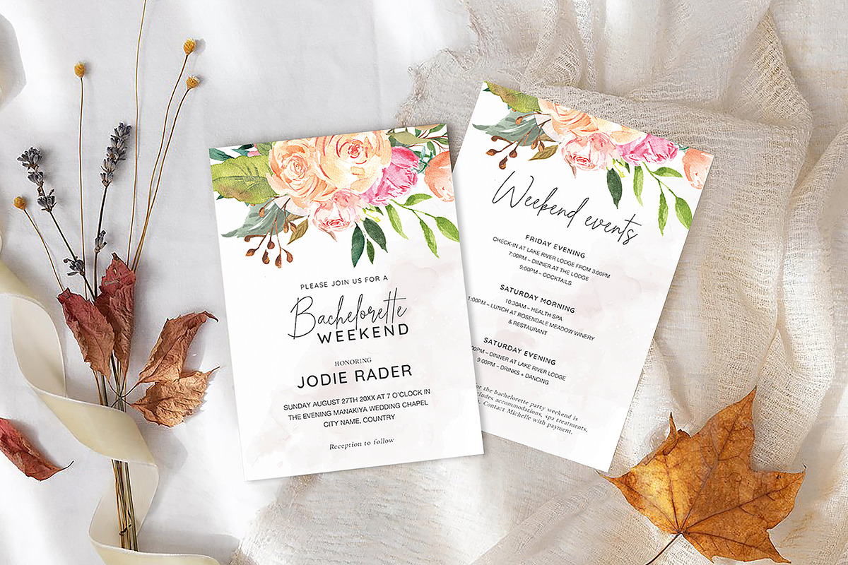 Bachelorette Party, an Invitation Template by ShineOnWedding (Photo 1 of 9)
