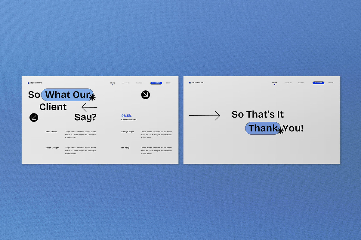 Blue Modern Pitch Deck Presentation, a Presentation Template by graphicook (Photo 4 of 4)
