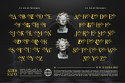 Sunsurya Blackletter Typeface, a Blackletter Font by alit design (Thumbnail 2 of 19)