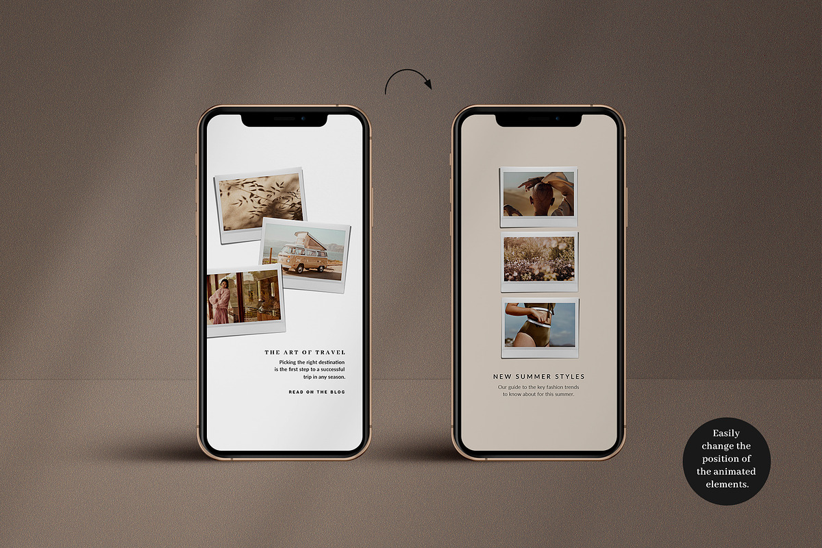 Animated Instant Photograph Pack, a Social Media Template by Ruby&Heart Studio (Photo 6 of 7)