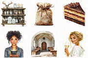 Cozy Winter Spa Clipart, an Illustration by OK Design (Thumbnail 5 of 5)