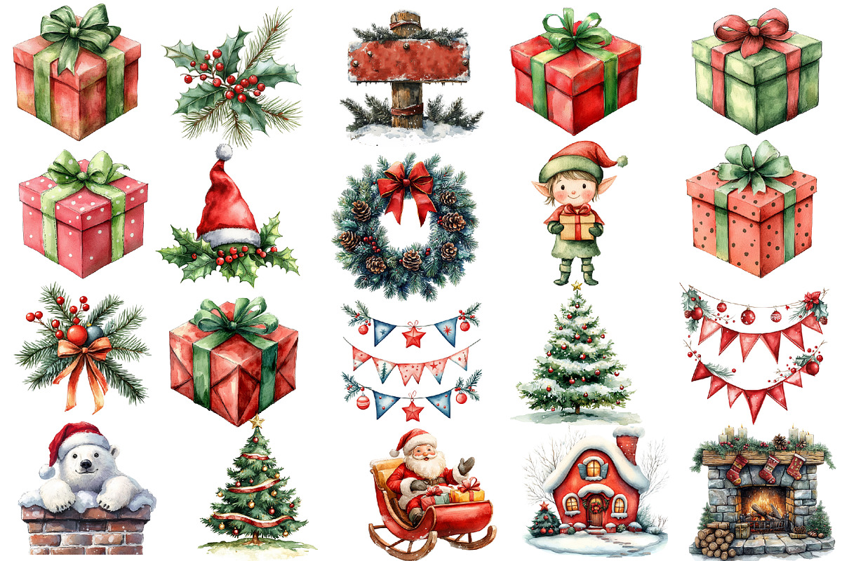 Cute Sweet Christmas Sublimation, an Illustration by Designworld (Photo 4 of 6)