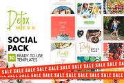 SALE 2in1 Detox Week Edition, a Social Media Template by The Wedding Shop (Thumbnail 8 of 13)