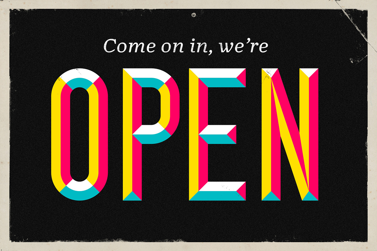 Jewel Cut - Color SVG OpenType Font, a Font by Philip Cheaney (Photo 5 of 8)