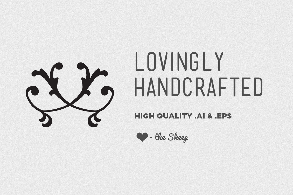 Flourishes Vector Pack, an Illustration by blacksheepsupply (Photo 3 of 3)