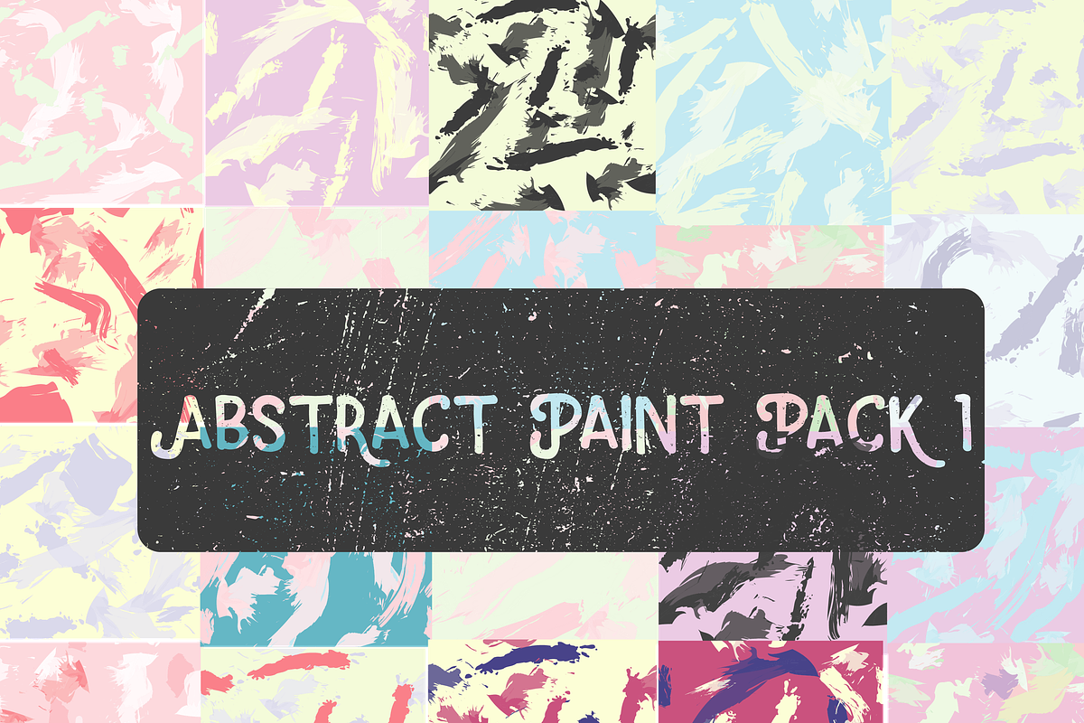 Abstract Paint Pack 1, a Pattern Graphic by Mel's Shop (Photo 1 of 8)