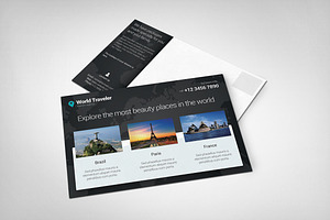 Post Card Mockup #4, a Print Template by Rafael Oliveira