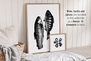 BUNDLE - Fish & Meat Vectors, a Food Illustration by Yevheniia (Thumbnail 9 of 9)