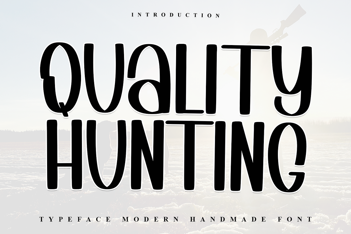 Quality Hunting, a Serif Font by InermediaSTUDIO (Photo 1 of 7)