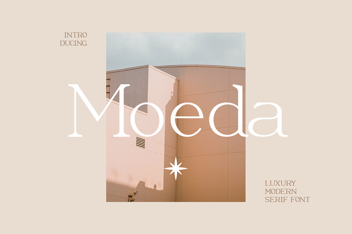 Moeda Luxury Serif Font, a Serif Font by Creavora (Photo 1 of 15)