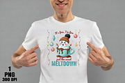 Funny Christmas Snowman Png, an Illustration by Daily.Designs (Thumbnail 4 of 10)