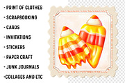 Halloween Postage Stamps Clipart Png, a Transportation Illustration by SinaCreation (Thumbnail 3 of 9)