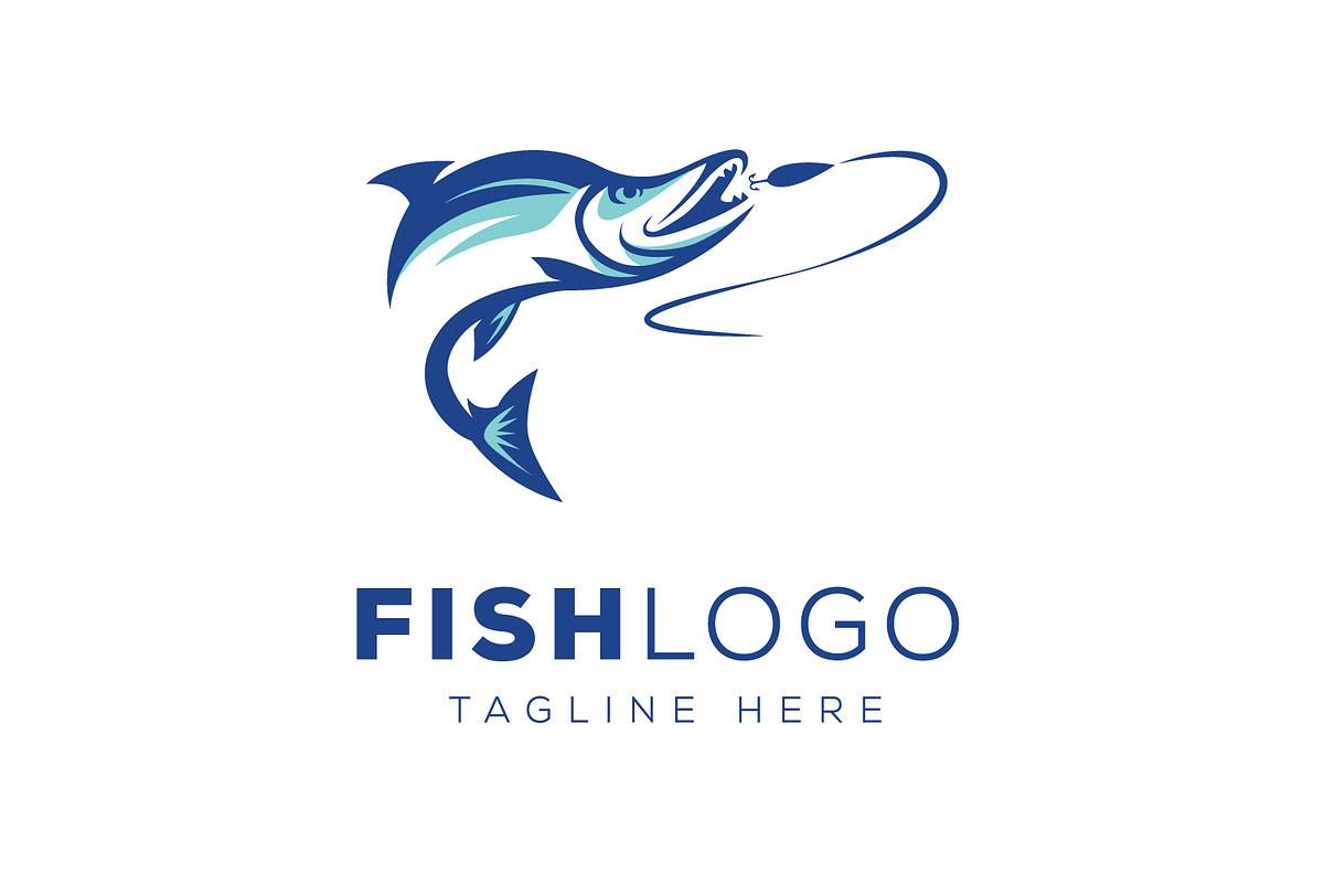 Fishing Logo, a Branding & Logo Template by Esrastion