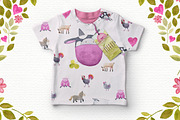 Watercolor Farm Animals Bundle, an Animal Illustration by Bibela (Thumbnail 2 of 16)