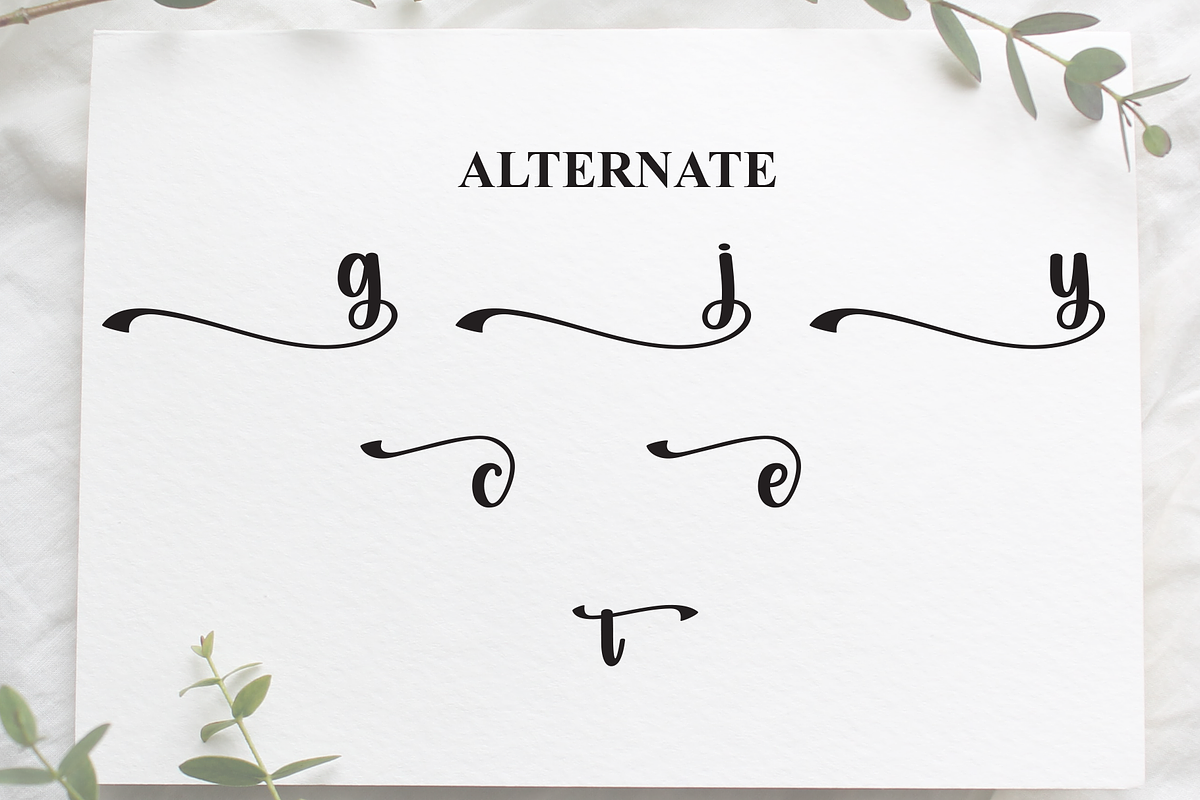 Welcome Saturday | Script Font, a Handwritten Font by Scratchones (Photo 8 of 9)