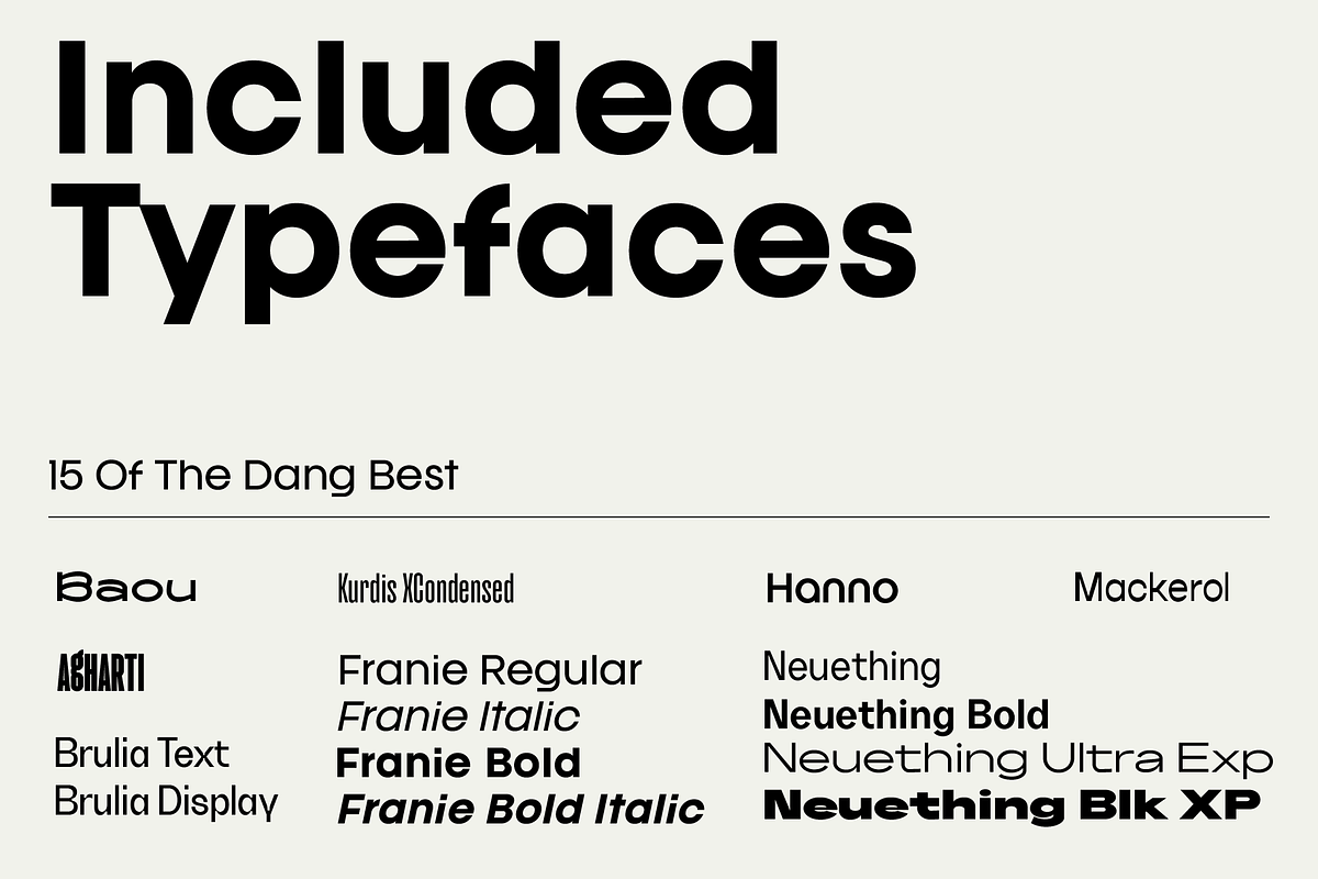 Super Sans Serif Font Bundle, a Sans Serif Font by That That Creative (Photo 6 of 22)