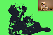 Silhouette Art Effect Photoshop, an Action Add-On by Studio Retouch (Thumbnail 6 of 11)