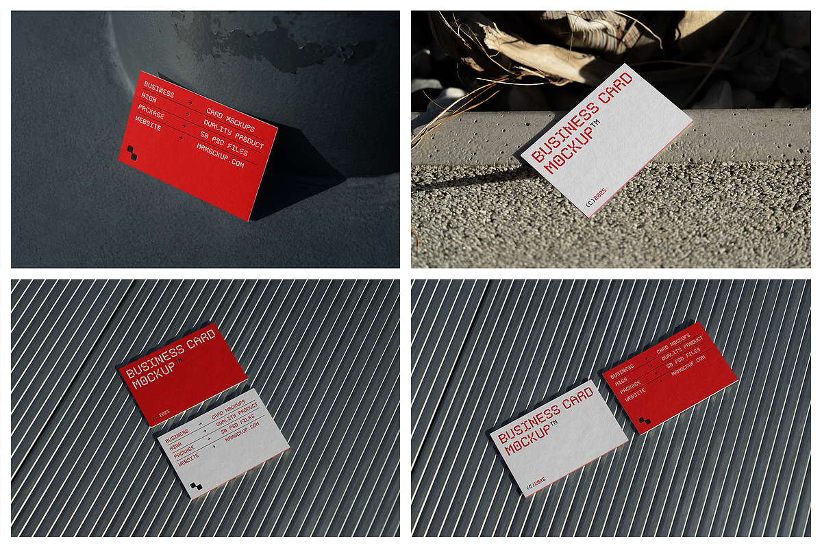 Business Card Mockups - Outdoor, an Advertising Mockup by Mr.Mockup™ (Photo 19 of 23)