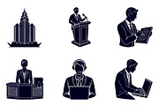 Business & Professions Silhouette, an Illustration by Creative_View (Thumbnail 3 of 4)