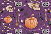 Halloween Seamless Pattern for Craft, a Pattern Graphic by Kreeya Art Shop (Thumbnail 7 of 11)