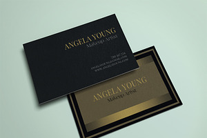 Gold Business Card Template