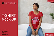 T-Shirt Mock-Up Bundle 2019, a Shirt Mockup by Freeman Studio (Thumbnail 5 of 20)