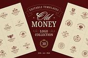 Old Money Vintage Logo Collection, a Branding & Logo Template by Vasya Kobelev (Thumbnail 1 of 17)